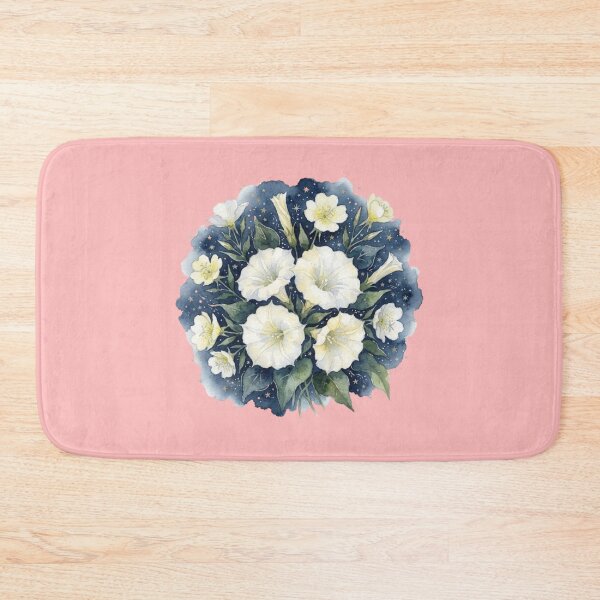 Item preview, Magical Midnight Moonflower Botanical Watercolor Art designed and sold by bvdesignart.