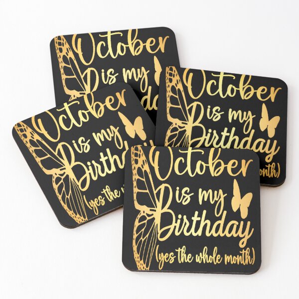 Item preview, October Birthday For Women Girl Celebration designed and sold by LouisaOReilly.