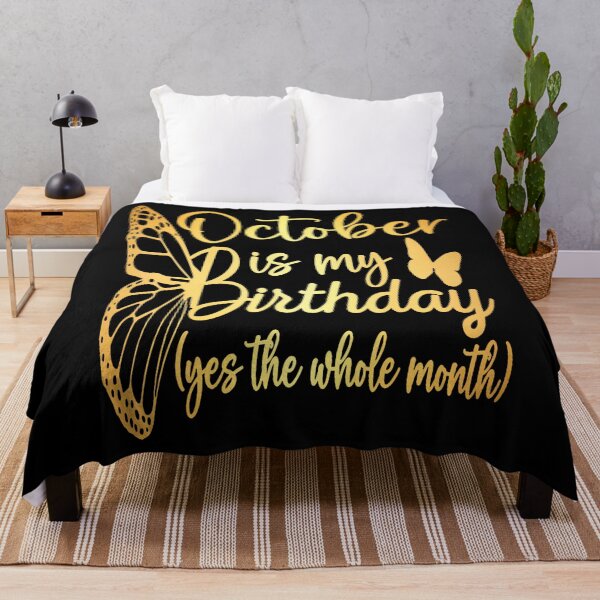 Item preview, October Birthday For Women Girl Celebration designed and sold by LouisaOReilly.