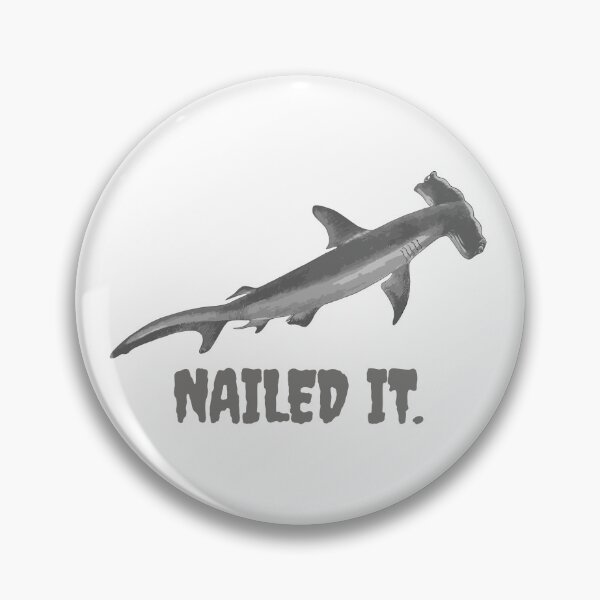 Item preview, Nailed It Hammerhead Shark designed and sold by aponwao.