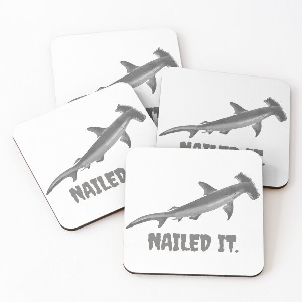 Item preview, Nailed It Hammerhead Shark designed and sold by aponwao.