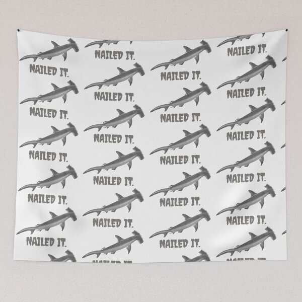 Item preview, Nailed It Hammerhead Shark designed and sold by aponwao.