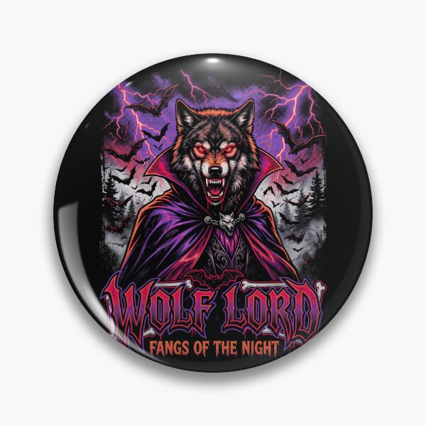 Item preview, Wolf Vampire Halloween 90s Vintage Bootleg Art designed and sold by MTRBSK11.
