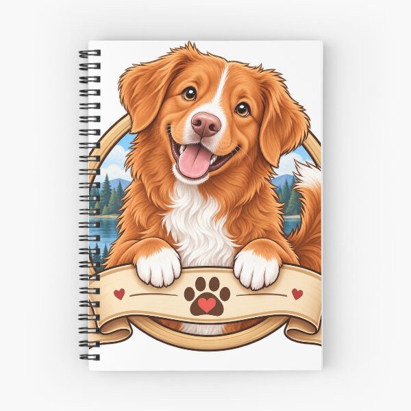 Item preview, Happy Nova Scotia Retriever designed and sold by syotos-ai.