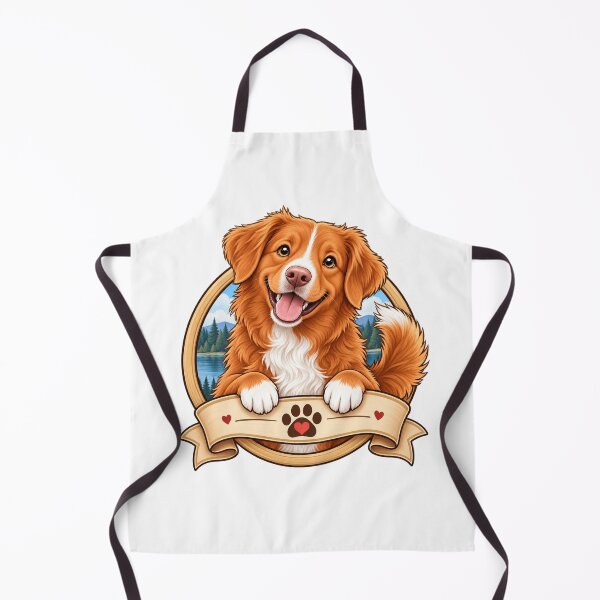 Item preview, Happy Nova Scotia Retriever designed and sold by syotos-ai.