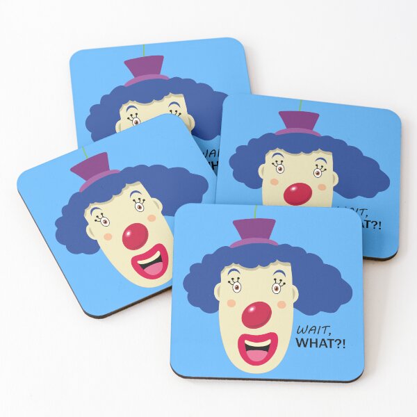 Item preview, Funny and surprised clown designed and sold by abichuelaart.