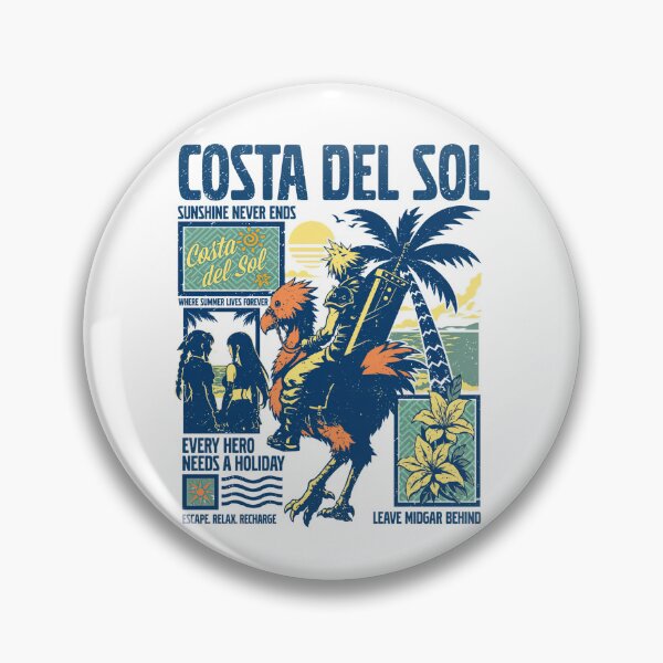 Item preview, Costa Del Sol Tropical Beach Resort Giant Bird Rider Summer Vacation Art designed and sold by EmmaSchaffer1.