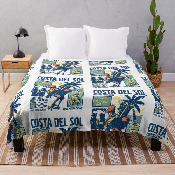 Item preview, Costa Del Sol Tropical Beach Resort Giant Bird Rider Summer Vacation Art designed and sold by EmmaSchaffer1.
