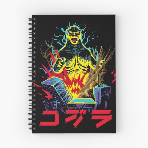Item preview, Gojira Minus Zero 8 Bit Version Retro Monsters Vintage Fan Art designed and sold by NowakDreams.