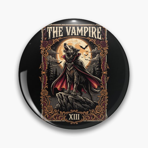 Item preview, Wolf Vampire Halloween Vintage Tarot Card Art designed and sold by MTRBSK11.