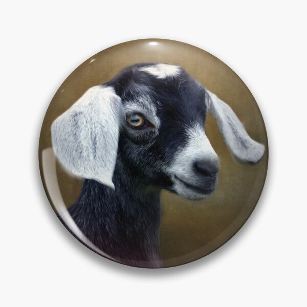 Item preview, Goat with a Curious Expression designed and sold by Savannah Gibbs.