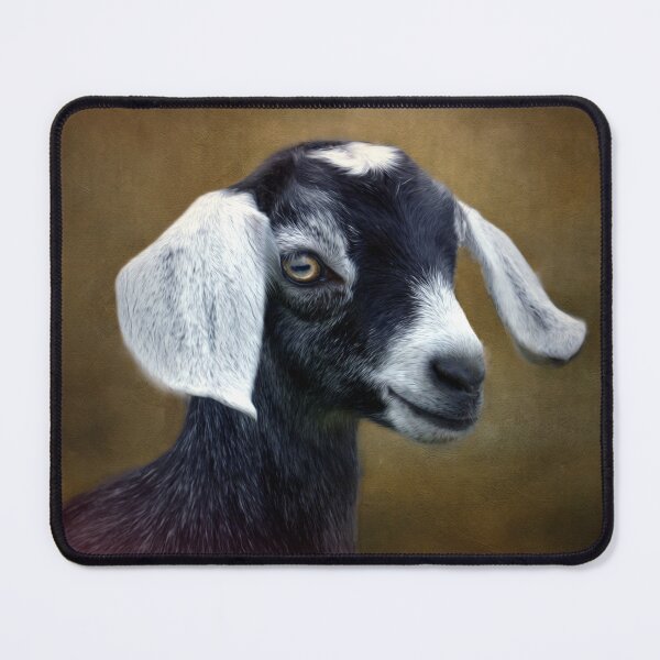 Item preview, Goat with a Curious Expression designed and sold by Savannah Gibbs.