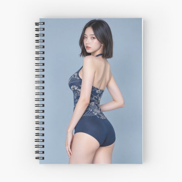 Item preview, Indigo Wave | Japanese Inspired Swimwear Portrait designed and sold by SEIMEI2025.