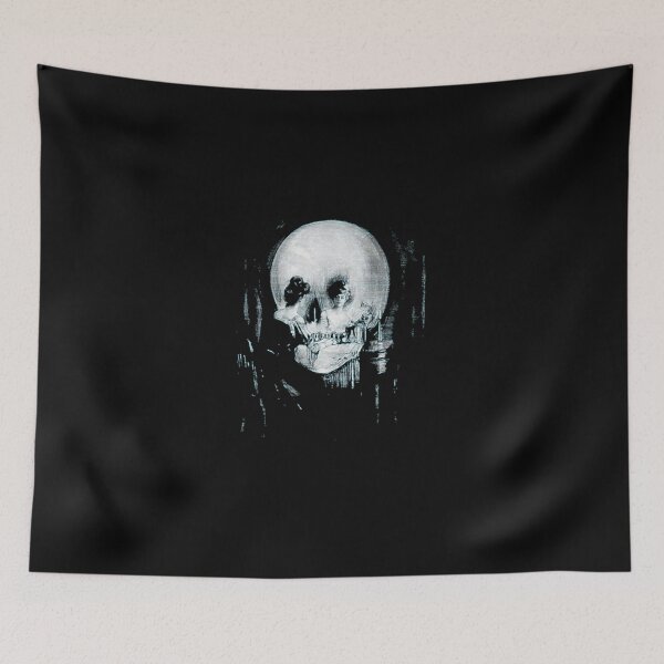 Item preview, Minimalist Abstract White Human Skull Sketch designed and sold by fundingholding.
