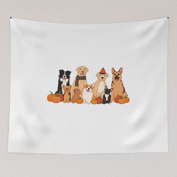 Item preview, Dog Fall Pumpkin Season designed and sold by CrinoSwice.