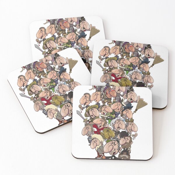 Item preview, Funny Group Cartoon Characters Big Nose Crowd Art designed and sold by fundingholding.