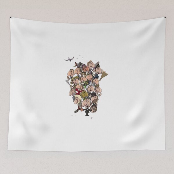 Item preview, Funny Group Cartoon Characters Big Nose Crowd Art designed and sold by fundingholding.