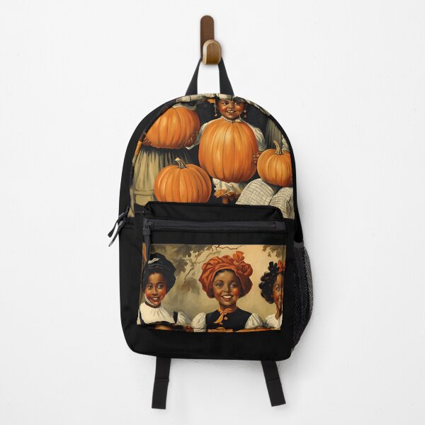 Item preview, Vintage Autumn Harvest Girls Holding Big Pumpkins designed and sold by ThomasLWilson.