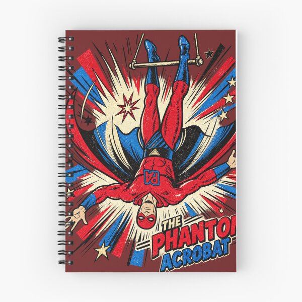Item preview, The Phantom Acrobat – Vintage Retro Comic Action Graphic  designed and sold by mrworld000.