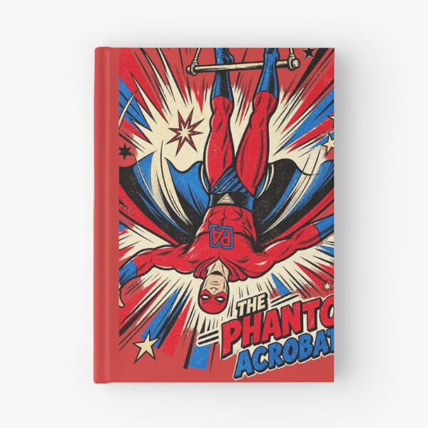 Item preview, The Phantom Acrobat – Vintage Retro Comic Action Graphic  designed and sold by mrworld000.