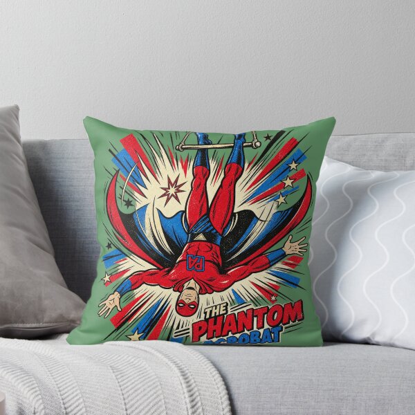 Item preview, The Phantom Acrobat – Vintage Retro Comic Action Graphic  designed and sold by mrworld000.