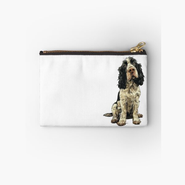 Item preview, Black and White English Springer Spaniel Dog Illustration designed and sold by whyitsme.