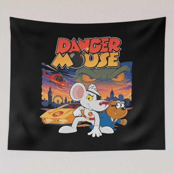 Item preview, Danger Mouse Retro Cartoon designed and sold by tkingrober.