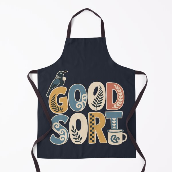 Item preview, Good Sort Retro Kiwiana T-Shirt – New Zealand Tui Folk Typography Design designed and sold by MvuuStudio.