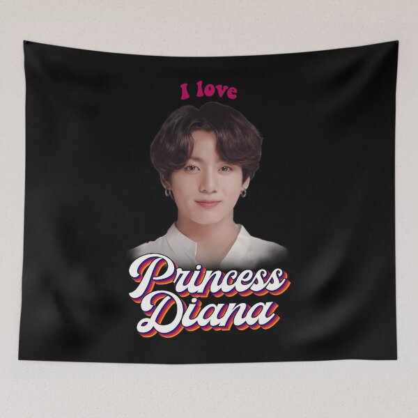 Item preview, Princess Diana Jungkook Kpop Retro Meme designed and sold by Claudya87.