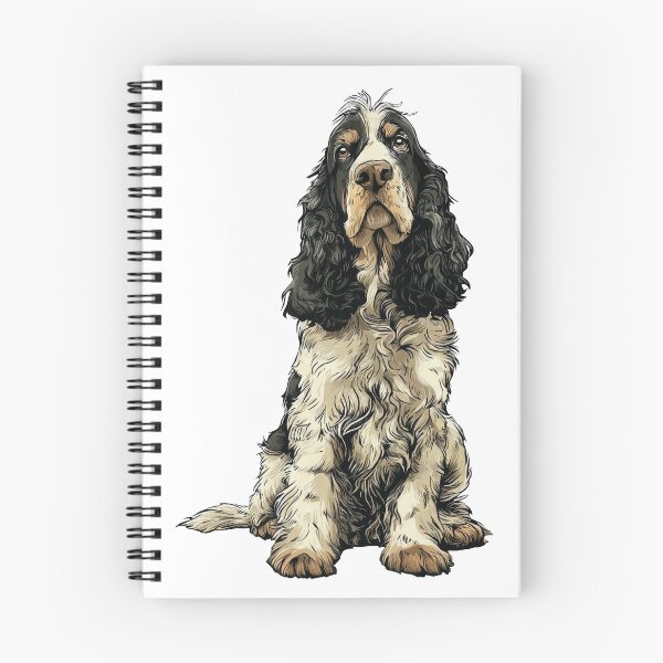 Item preview, Ilustración de un perro English Springer Spaniel tricolor designed and sold by whyitsme.