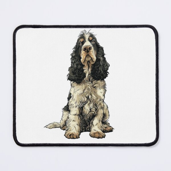 Item preview, Tricolor English Springer Spaniel Dog Illustration designed and sold by whyitsme.