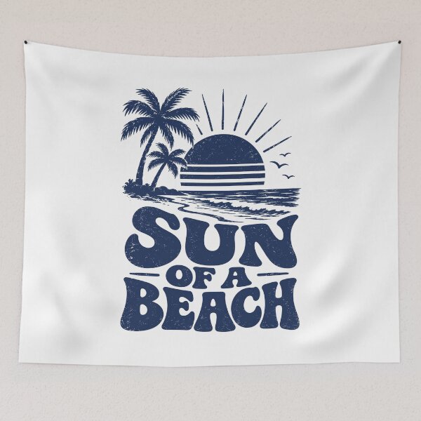Item preview, Sun of a Beach Funny Retro Summer Design designed and sold by afOOli.