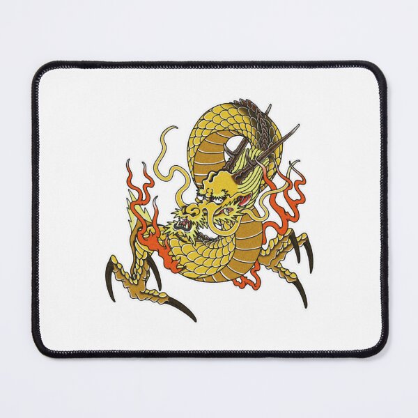 Item preview, Golden Dragon Traditional Eastern Fire Creature Graphic designed and sold by Bombstudios.