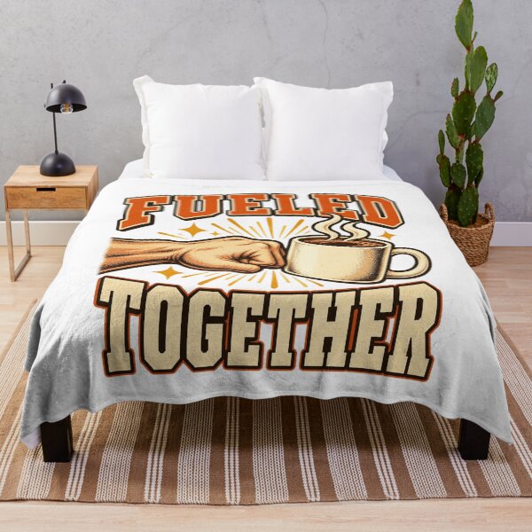 Item preview, Fueled Together Coffee Fist Bump Funny Morning Energy Caffeine Art designed and sold by ParkerDuerson.