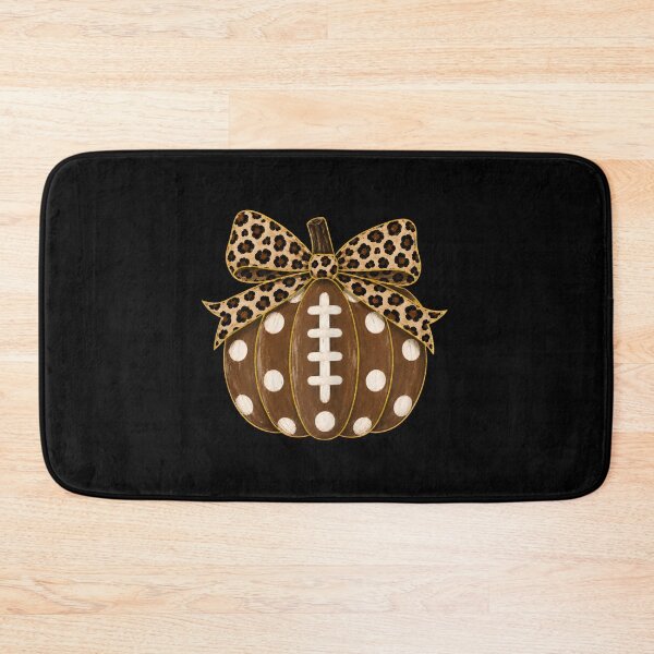 Item preview, Football Pumpkin Leopard Bow Autumn Graphic designed and sold by GiaoCalonas.