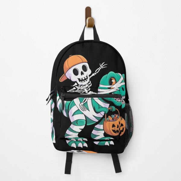 Item preview, Skeleton Riding Mummy T-Rex Halloween Funny Dinosaur Trick or Treat  designed and sold by Zizo-DR44.