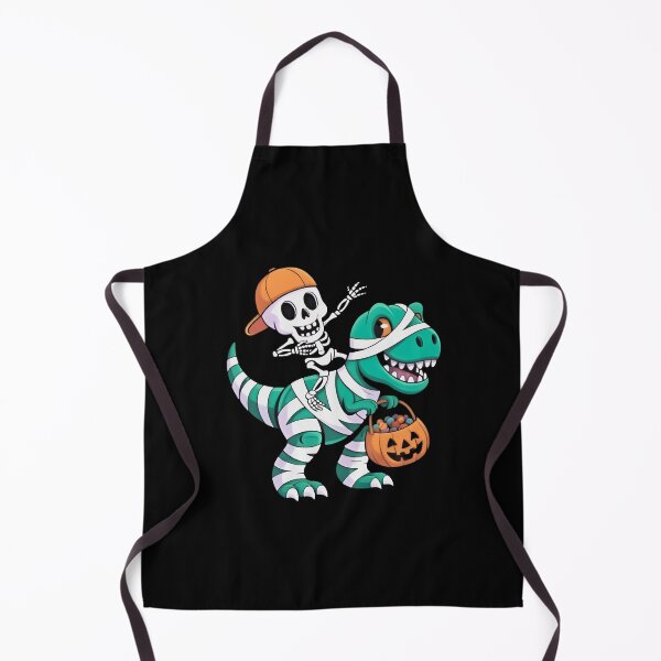 Item preview, Skeleton Riding Mummy T-Rex Halloween Funny Dinosaur Trick or Treat  designed and sold by Zizo-DR44.