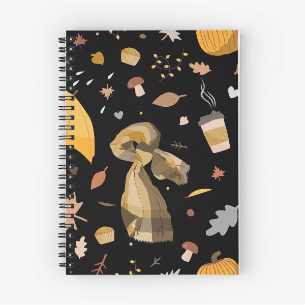 Item preview, Cozy Autumn Rainy Day Scarf Coffee Umbrella Pattern designed and sold by FestivityFinds.
