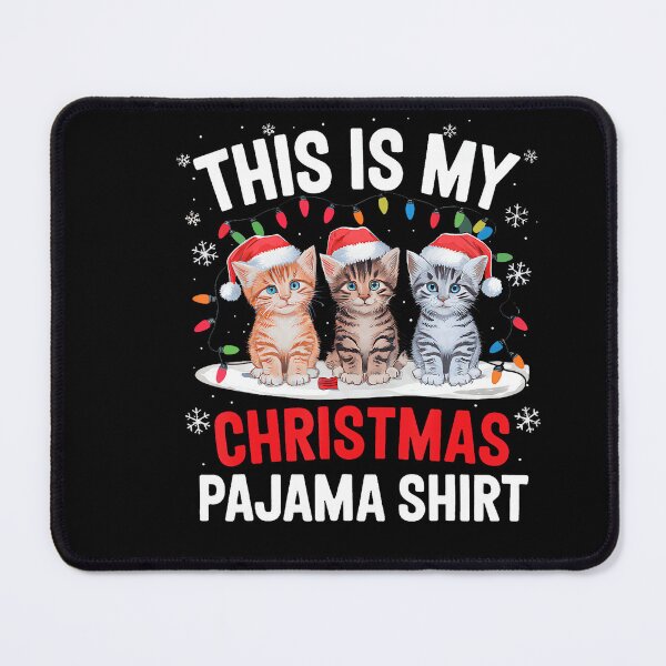 Item preview, Christmas Pajama Cat Lover Meow Kitty Xmas designed and sold by stershopepie.