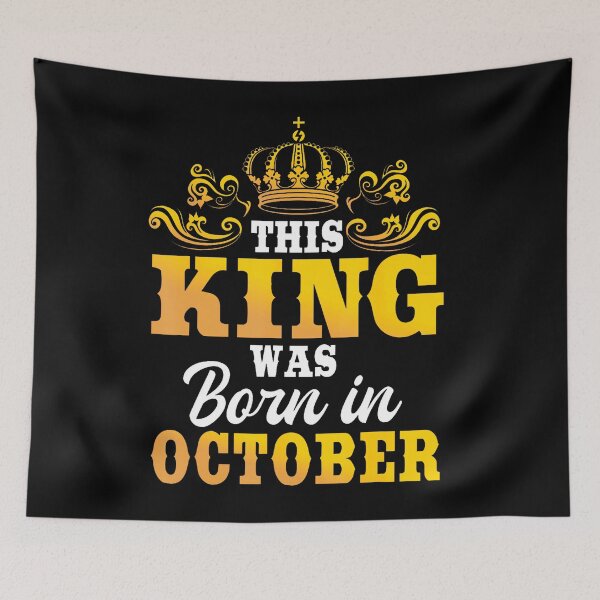 Item preview, October King Birthday Party Celebration designed and sold by HayleePacoch.