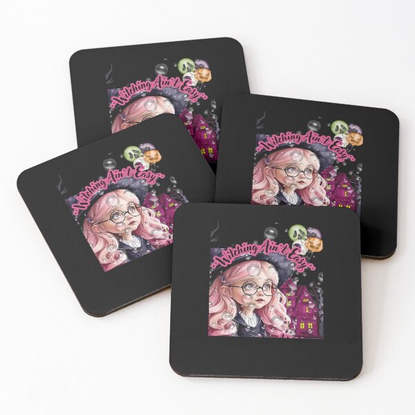 Item preview, Cute Pink Hair Witch Girl Magical Castle Design designed and sold by ThomasLWilson.