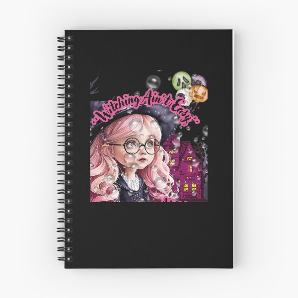 Item preview, Cute Pink Hair Witch Girl Magical Castle Design designed and sold by ThomasLWilson.