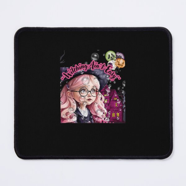 Item preview, Cute Pink Hair Witch Girl Magical Castle Design designed and sold by ThomasLWilson.
