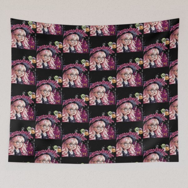 Item preview, Cute Pink Hair Witch Girl Magical Castle Design designed and sold by ThomasLWilson.