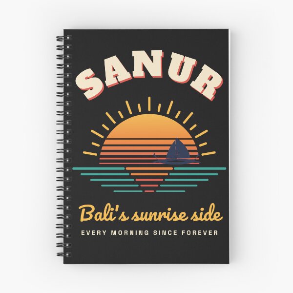 Item preview, Sanur Bali Sunrise Side Retro Jukung Boat designed and sold by Sanurclothingco.