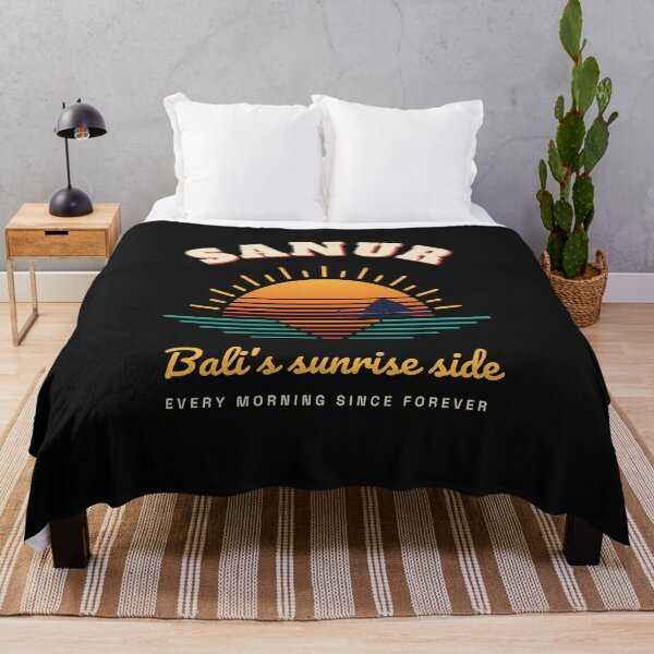 Item preview, Sanur Bali Sunrise Side Retro Jukung Boat designed and sold by Sanurclothingco.