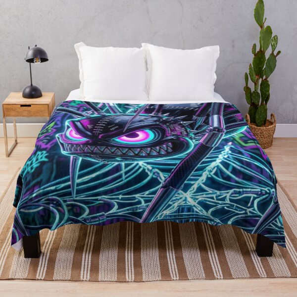 Item preview, Cybernetic Spider in Neon Web designed and sold by kiwiartyfarty.