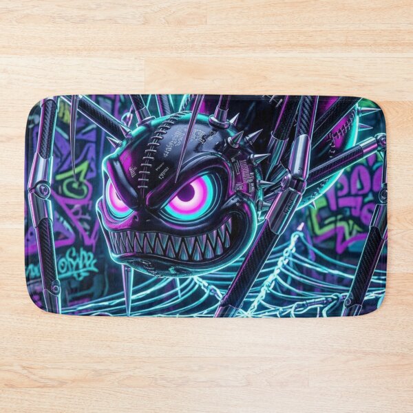 Item preview, Cybernetic Spider in Neon Web designed and sold by kiwiartyfarty.