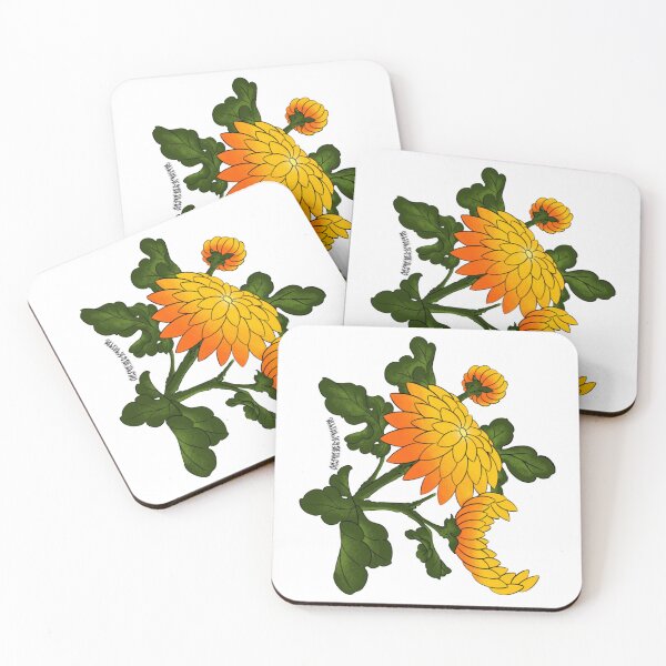 Item preview, Chrysanthemum Japanese Irezumi Floral Tattoo Graphic designed and sold by Bombstudios.