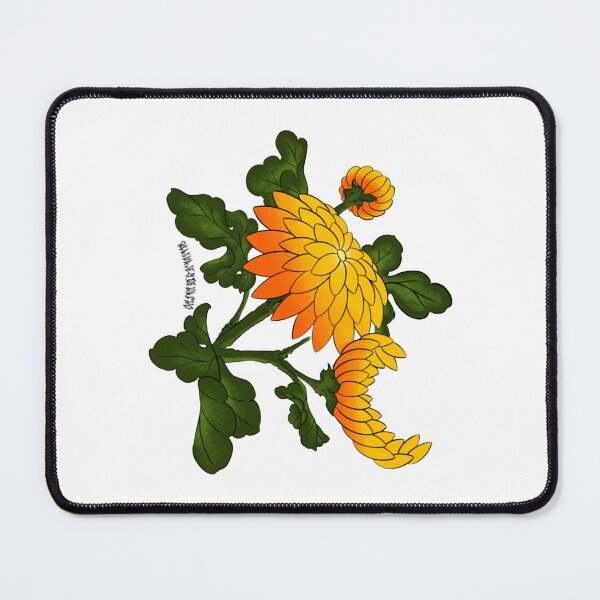 Item preview, Chrysanthemum Japanese Irezumi Floral Tattoo Graphic designed and sold by Bombstudios.